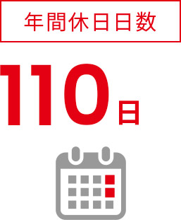 年間休日日数 107日